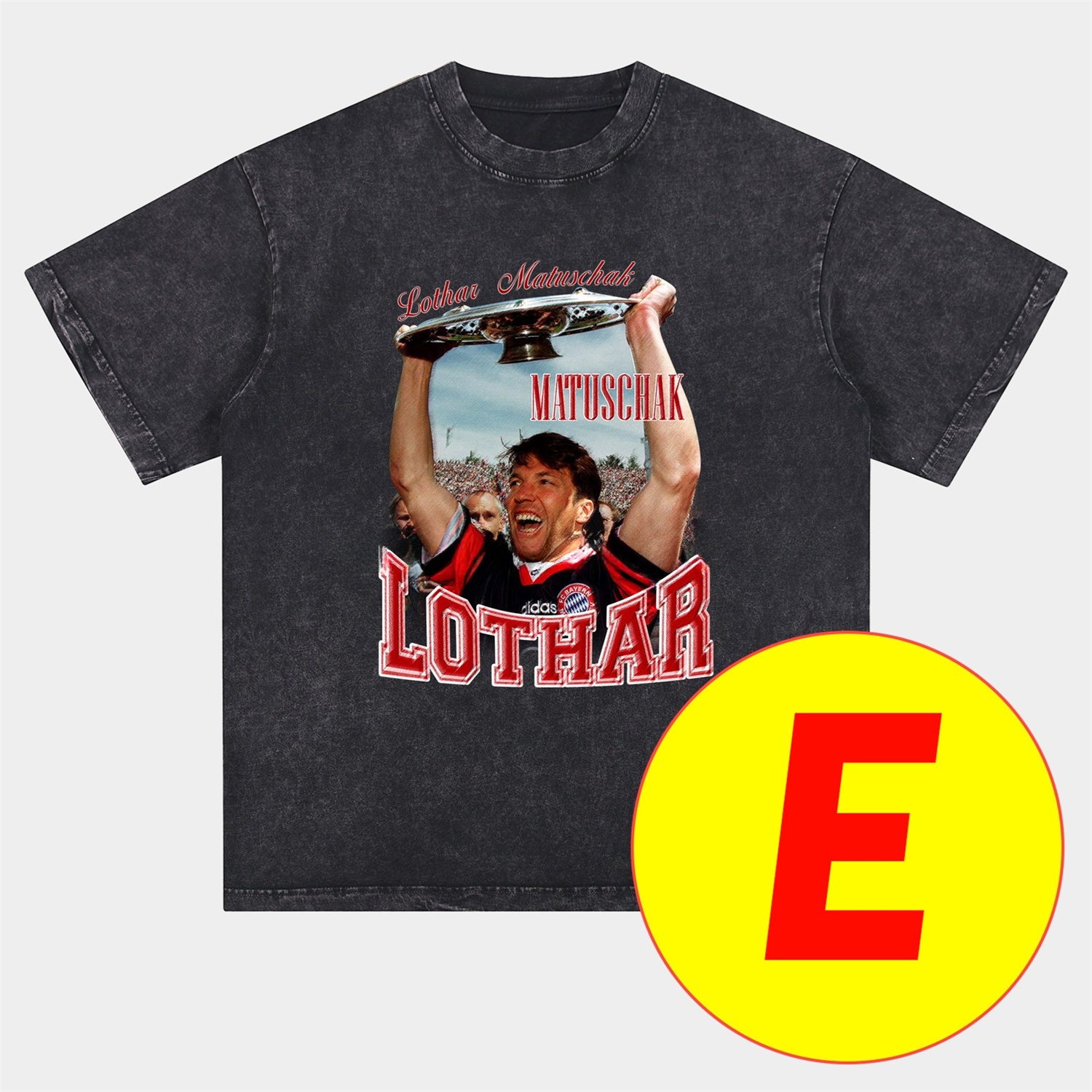 Bayern Munich 2025 125th Anniversary Memory Fragments Oversized Washed T-Shirt - Unitedfutballjersey