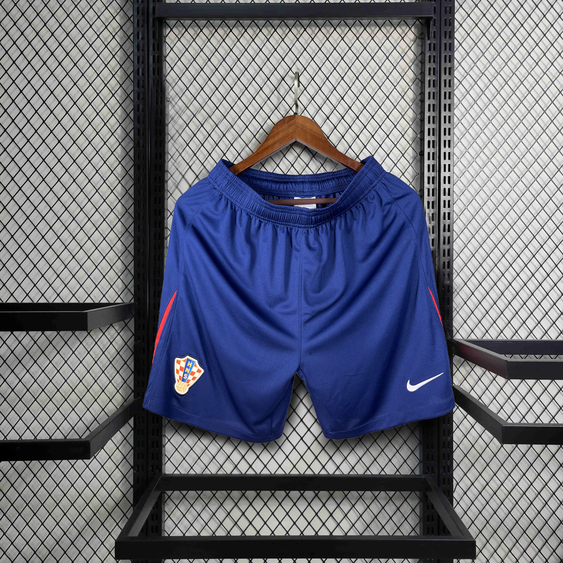 Croatia 2024 Away Shorts - Fans Version - Unitedfutballjersey