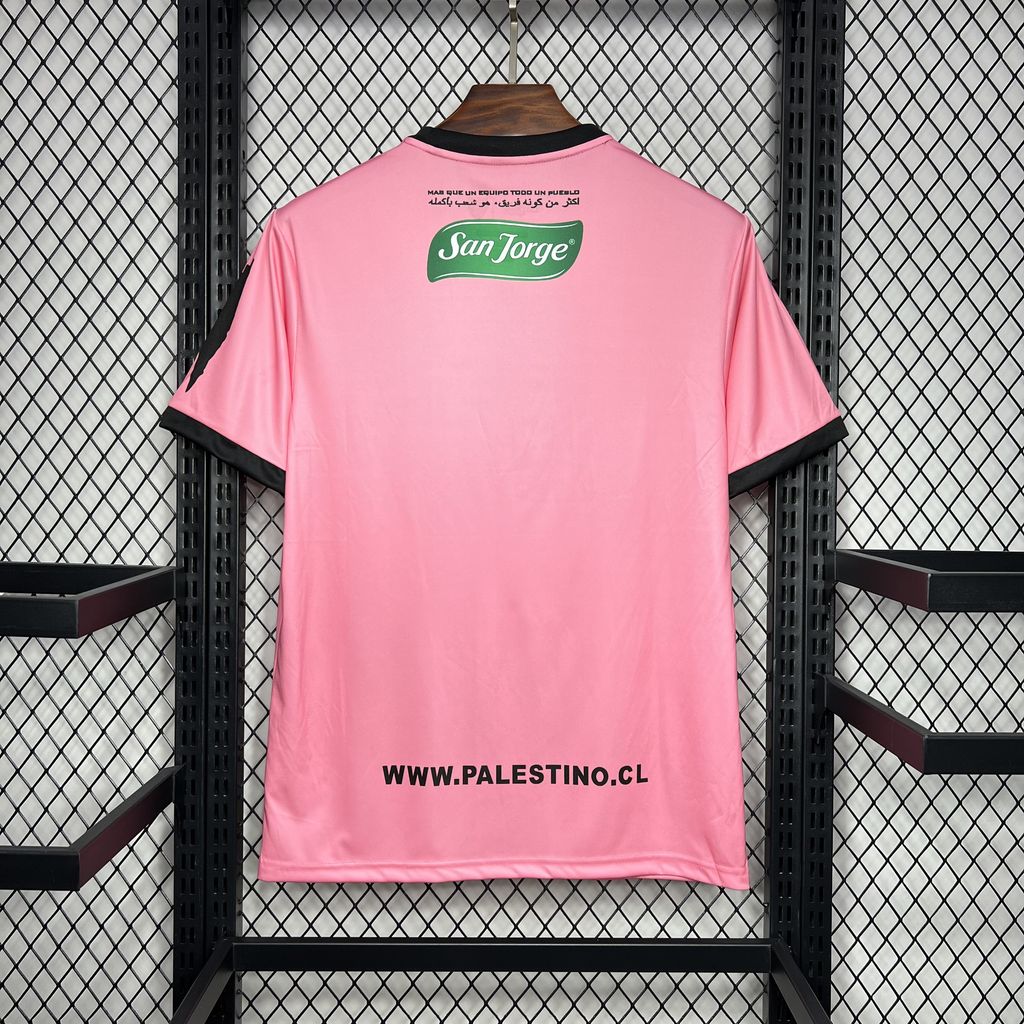 Club Deportivo Palestino 24-25 Pink Graffiti Jersey - Fans Version - Unitedfutballjersey