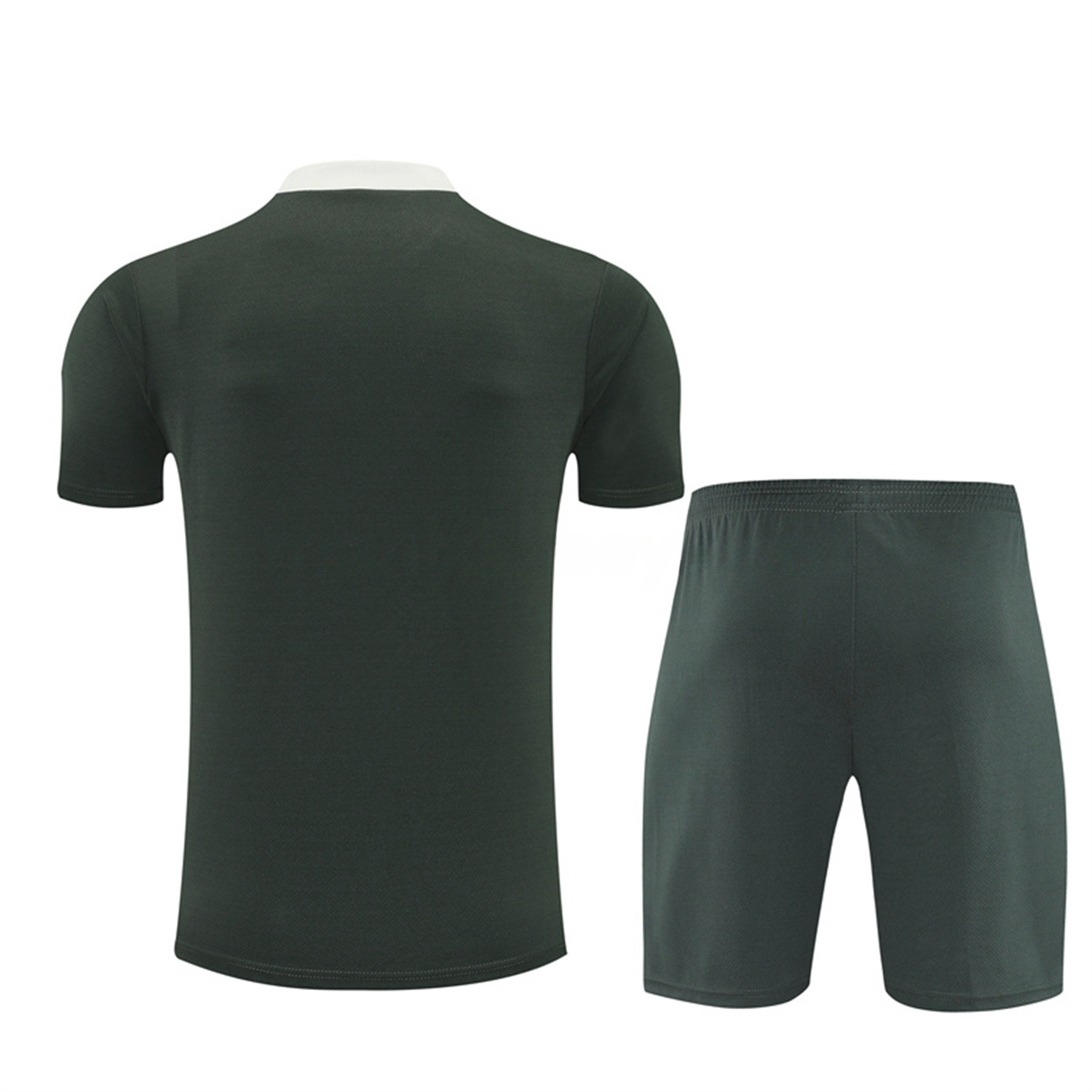 C.H.E.L.S.E.A 25-26 Kids Short-Sleeve Training Set - Army Green Top & Army Green Shorts - Unitedfutballjersey