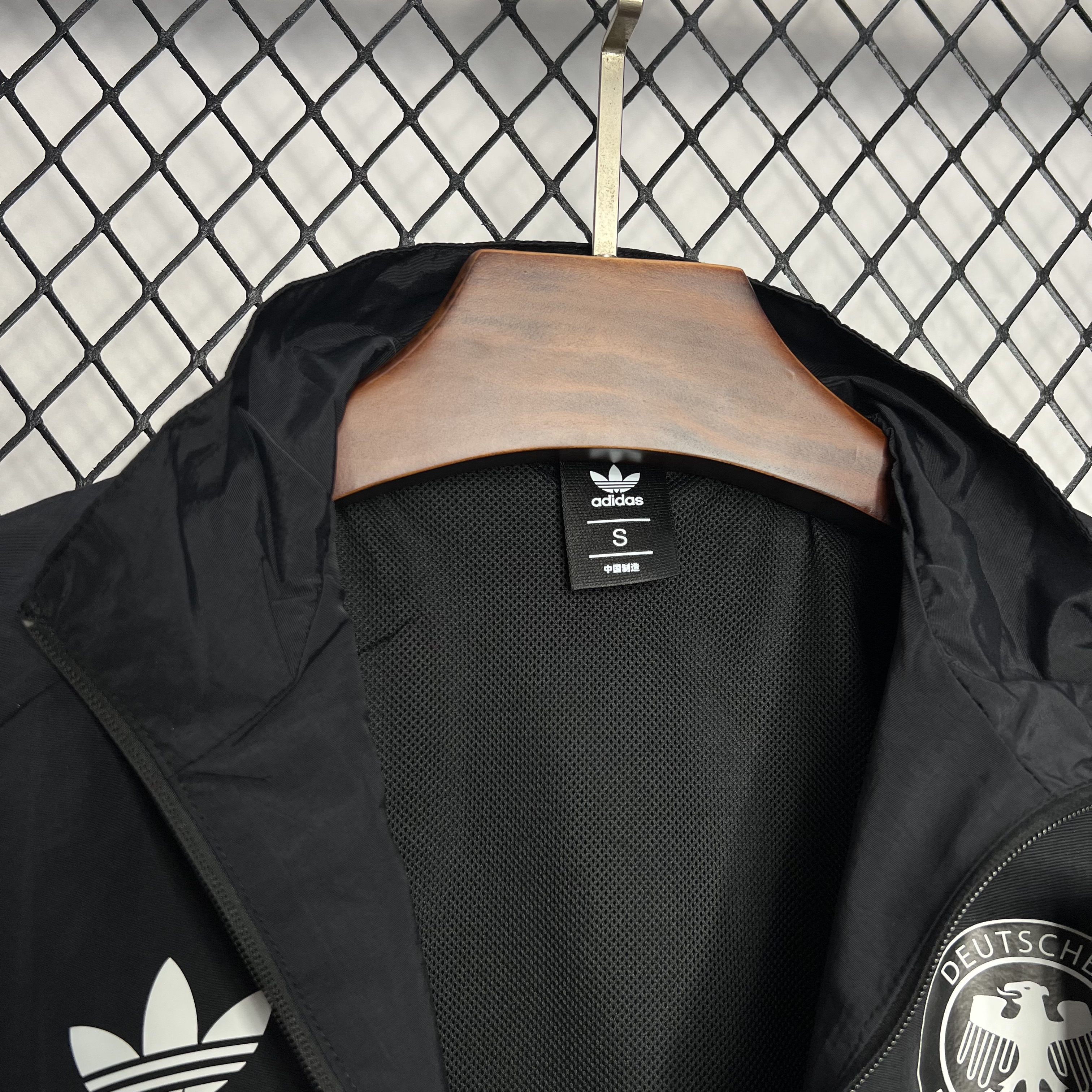 Germany 2024 Black Windbreaker - Player Version - Unitedfutballjersey
