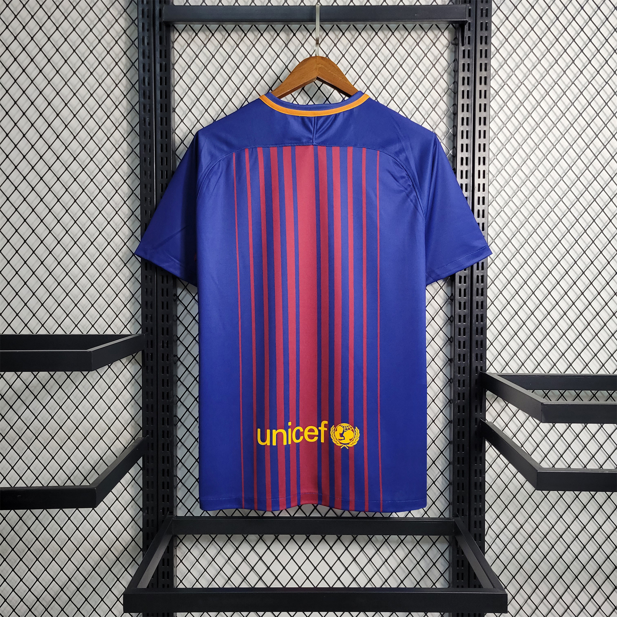 Retro Barcelona 17-18 Home Stadium Jersey - Unitedfutballjersey