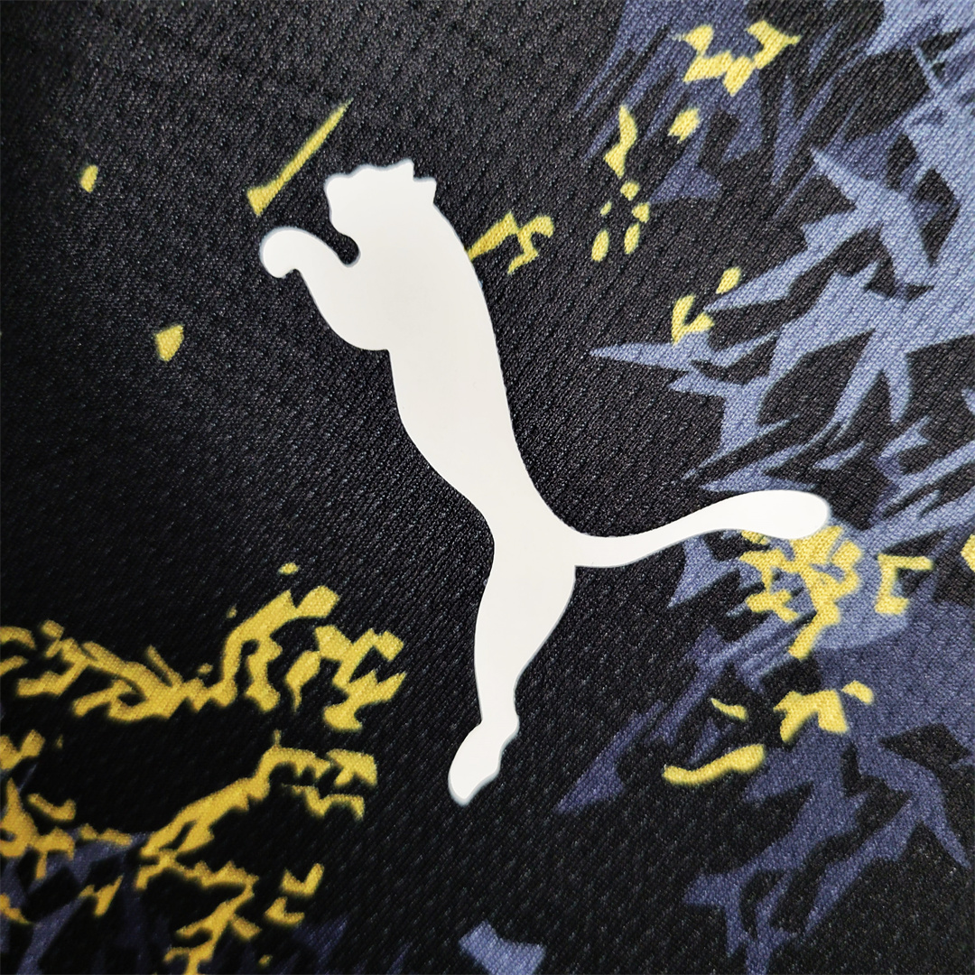 Manchester City 2023 Black Gold Treble Champions Shirt - Fans Version - Unitedfutballjersey