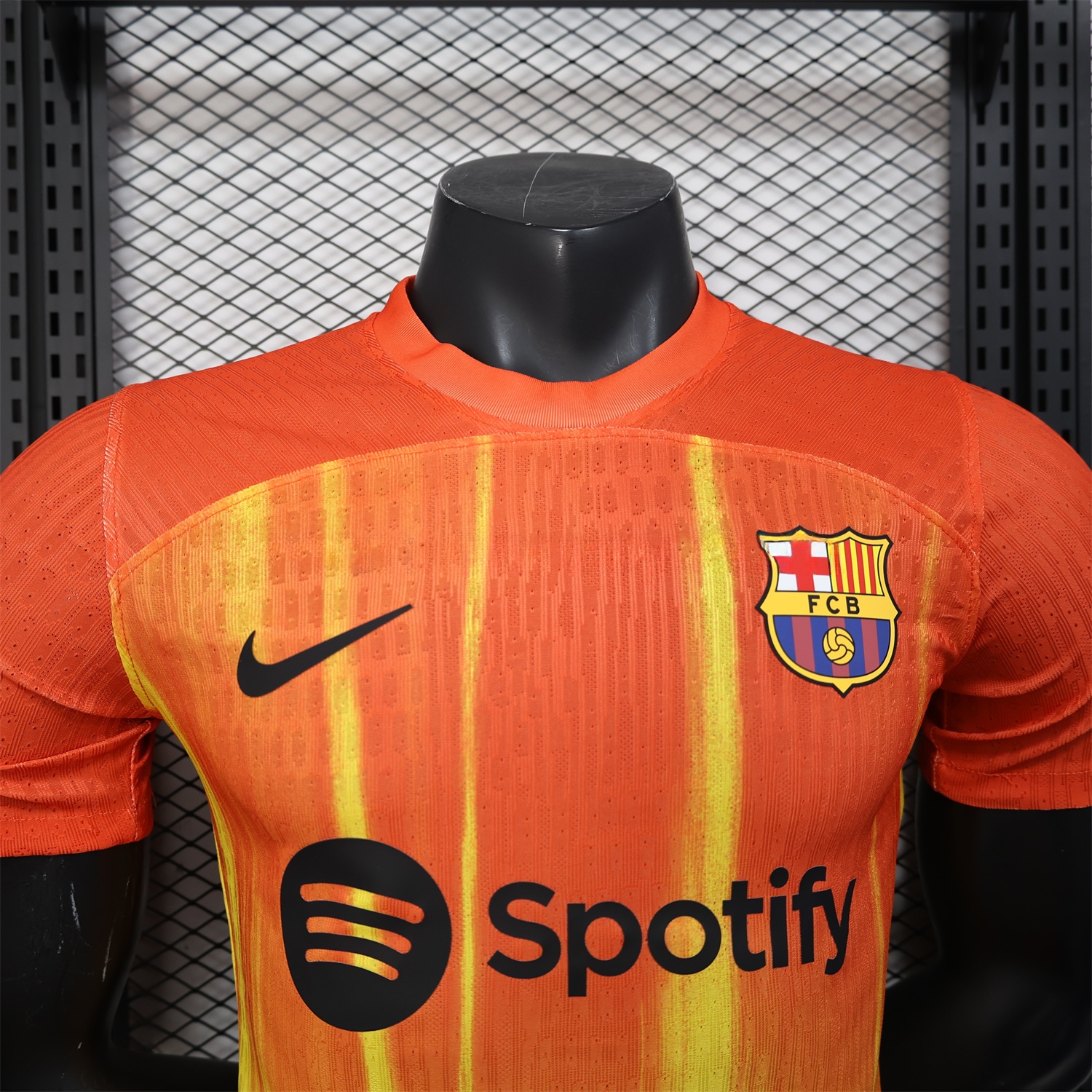 Barcelona 25-26 Spotify Orange & Yellow Special Jersey - Player Version - Unitedfutballjersey