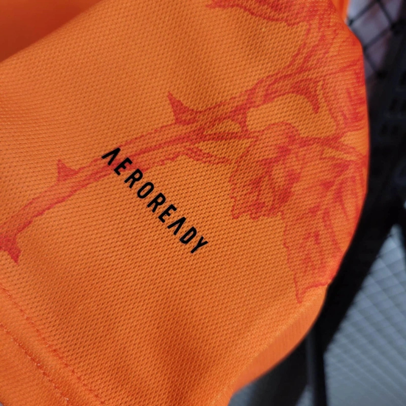 Real Madrid 23-24 Y-3 Orange Special Edition Jersey - Fans Version - Unitedfutballjersey