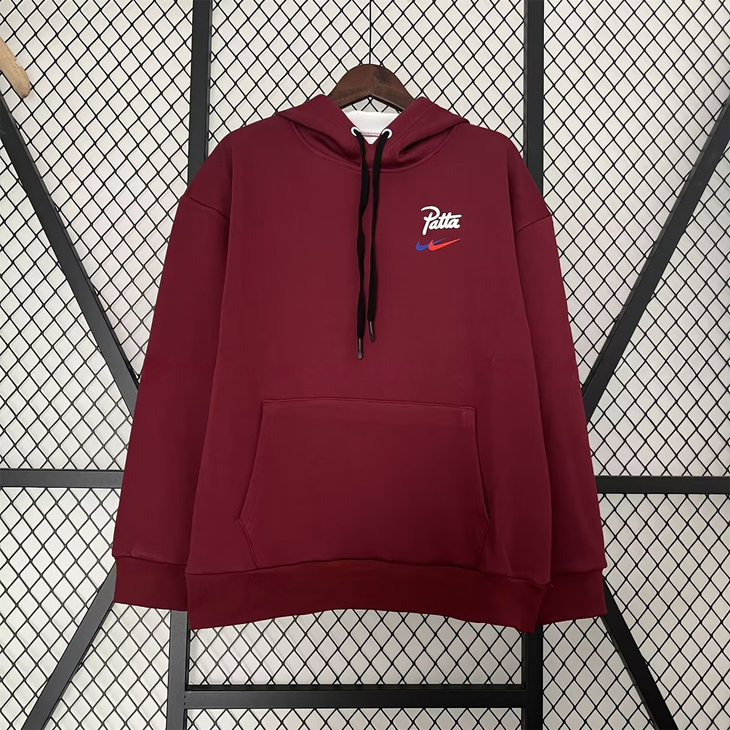 Barcelona x Patta 25-26 Red Unisex Pullover Hoodie - Unitedfutballjersey