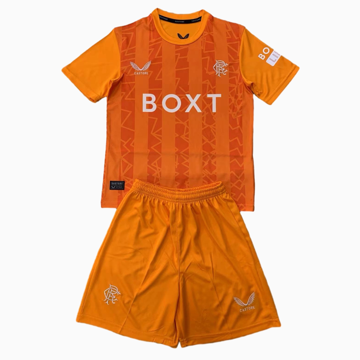 Glasgow Rangers 24-25 Orange Goalkeeper Kids Kit - Unitedfutballjersey