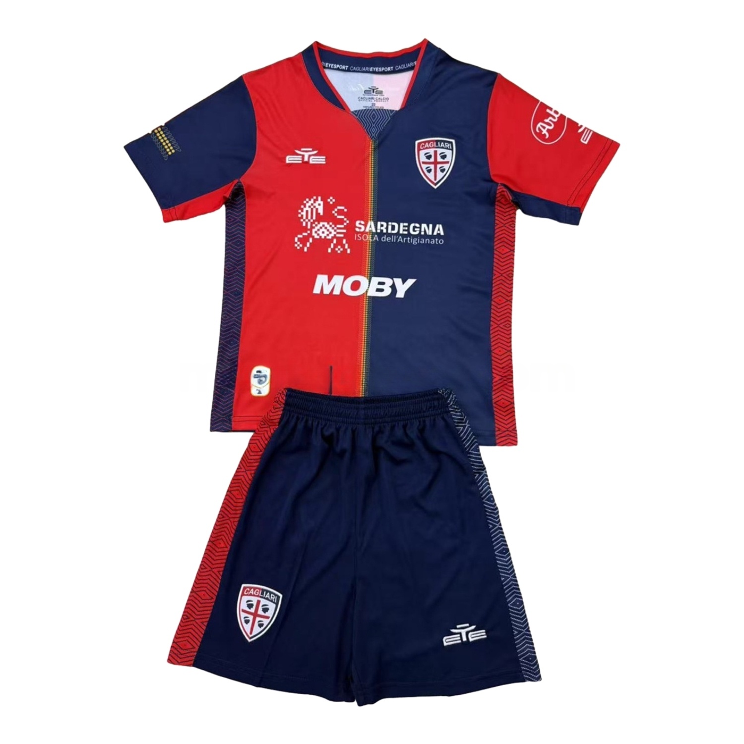 Cagliari Calcio 24-25 Home Kids Kit - Unitedfutballjersey