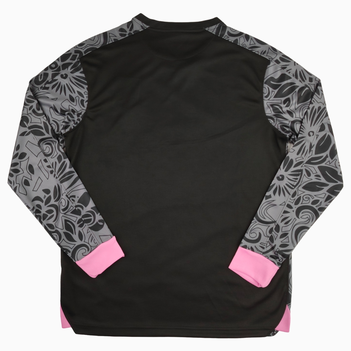 FC Palestina 23-24 Black Patterned Long Sleeve Jersey with Arabic - Unitedfutballjersey