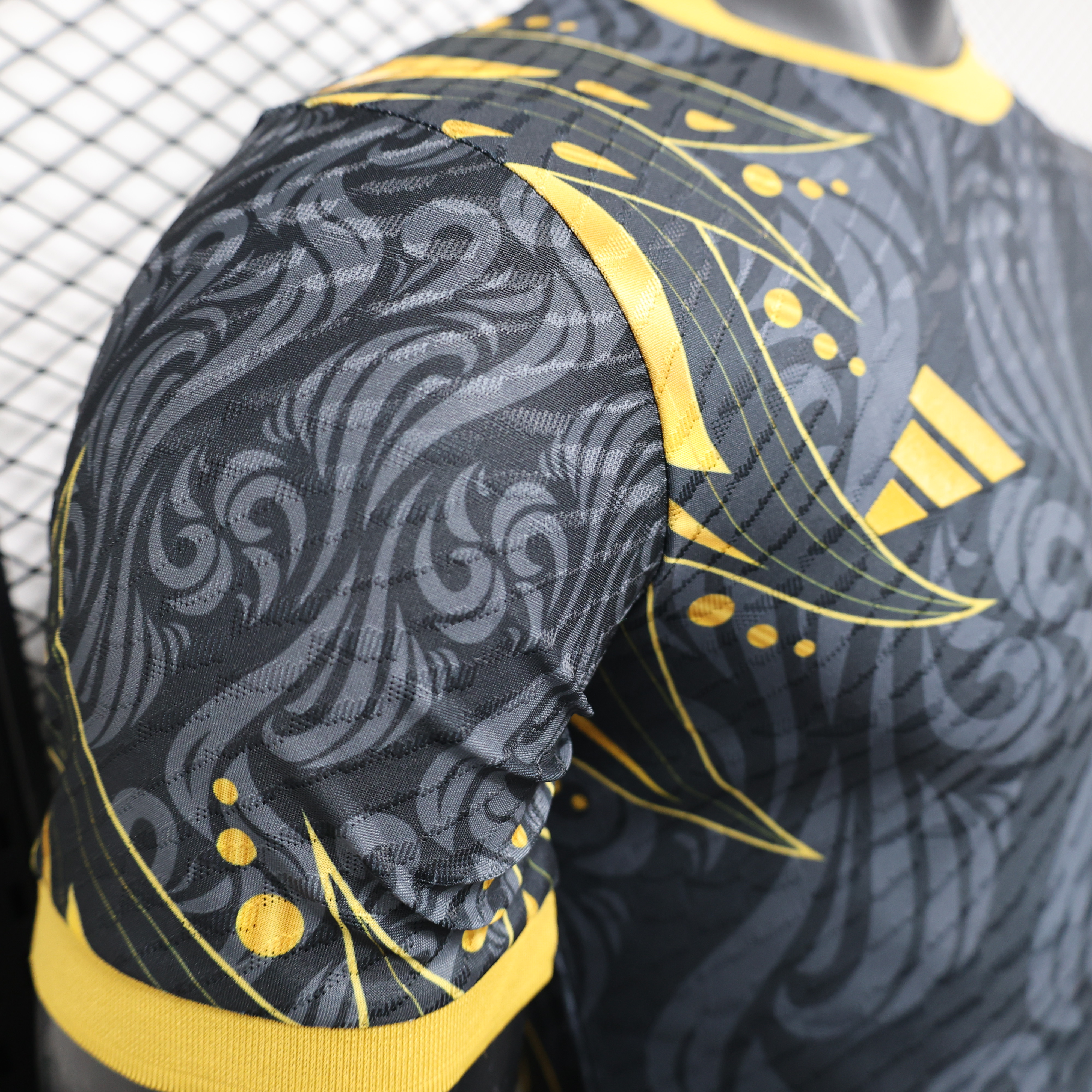 Real Madrid 24-25 Black Yellow Special Edition Jersey - Player Version - Unitedfutballjersey