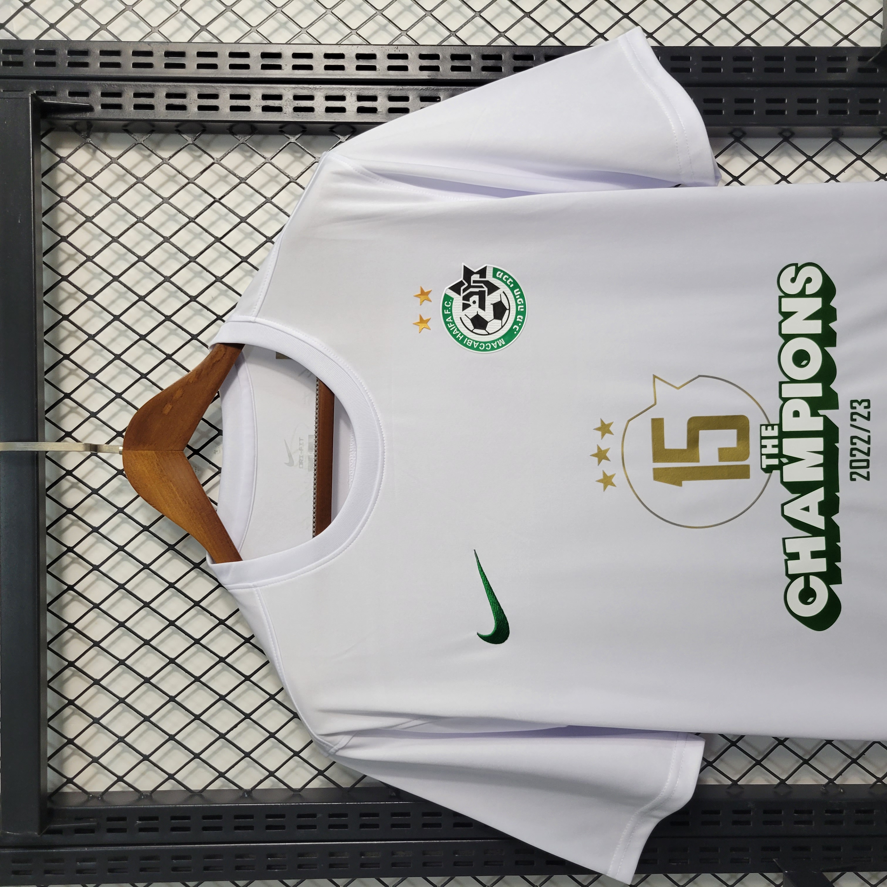23-24 Maccabi White Champions Jersey - Unitedfutballjersey
