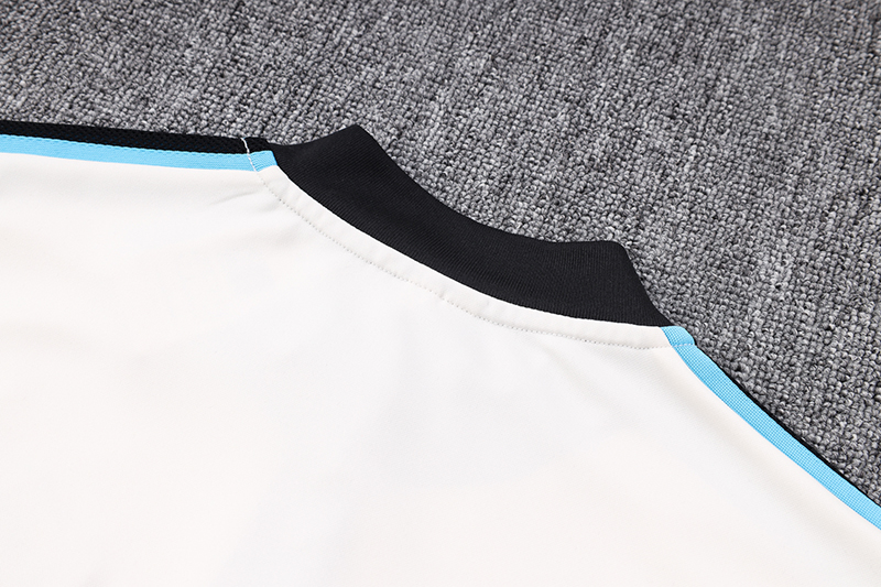 Manchester United 23-24 Long Sleeve Training Set -Off-White - Unitedfutballjersey