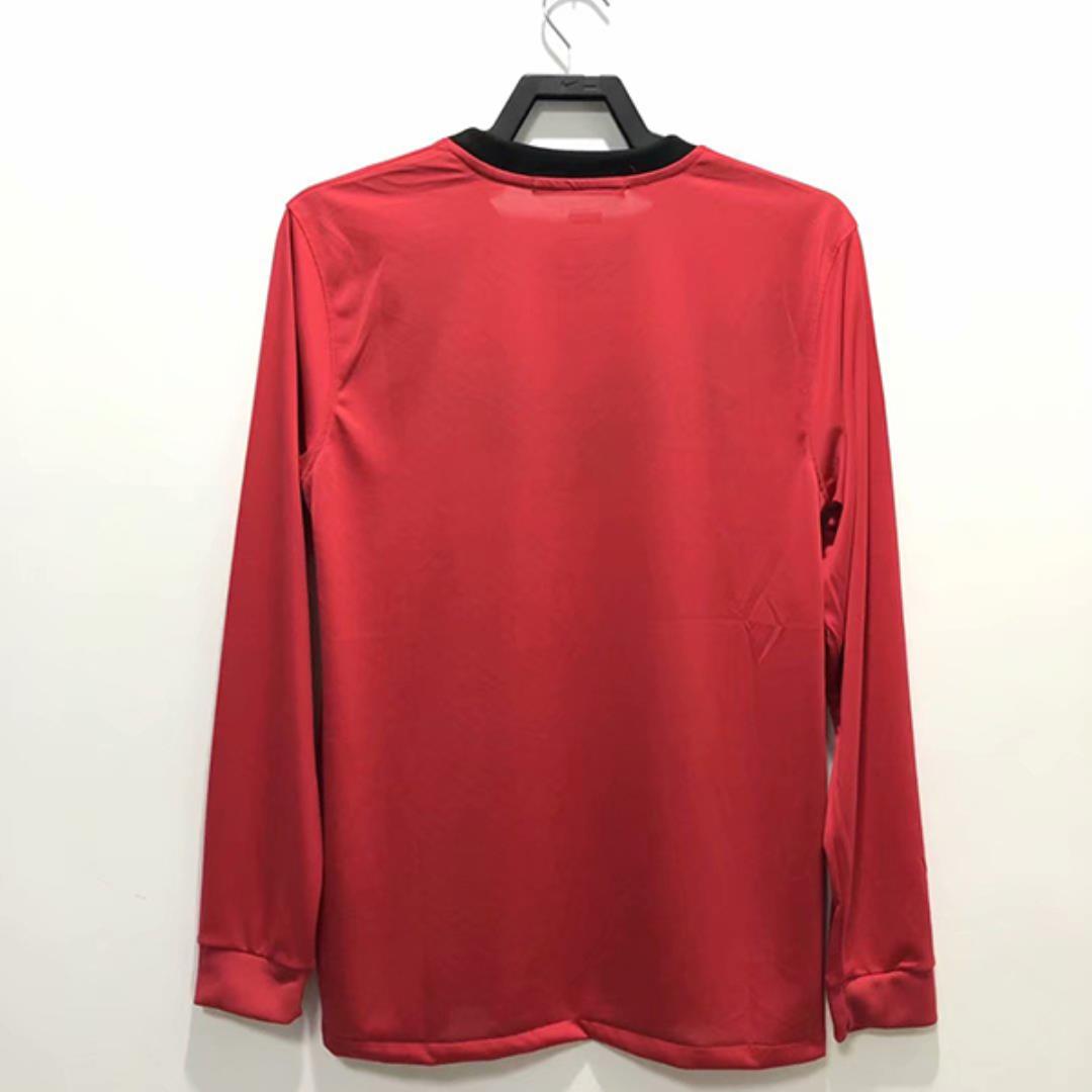 Manchester United Retro 09-10 Home Long Sleeve Jersey - Unitedfutballjersey
