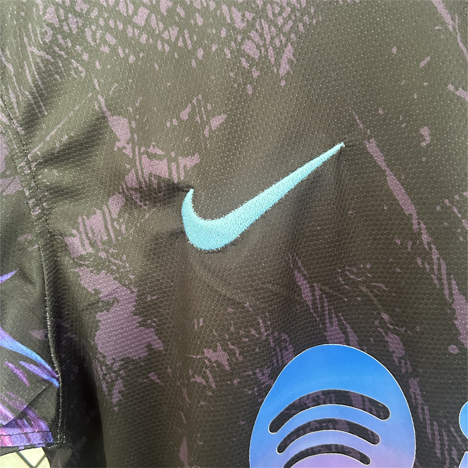 Barcelona 25-26 Purple Lion Black Jersey - Fans Version - Unitedfutballjersey