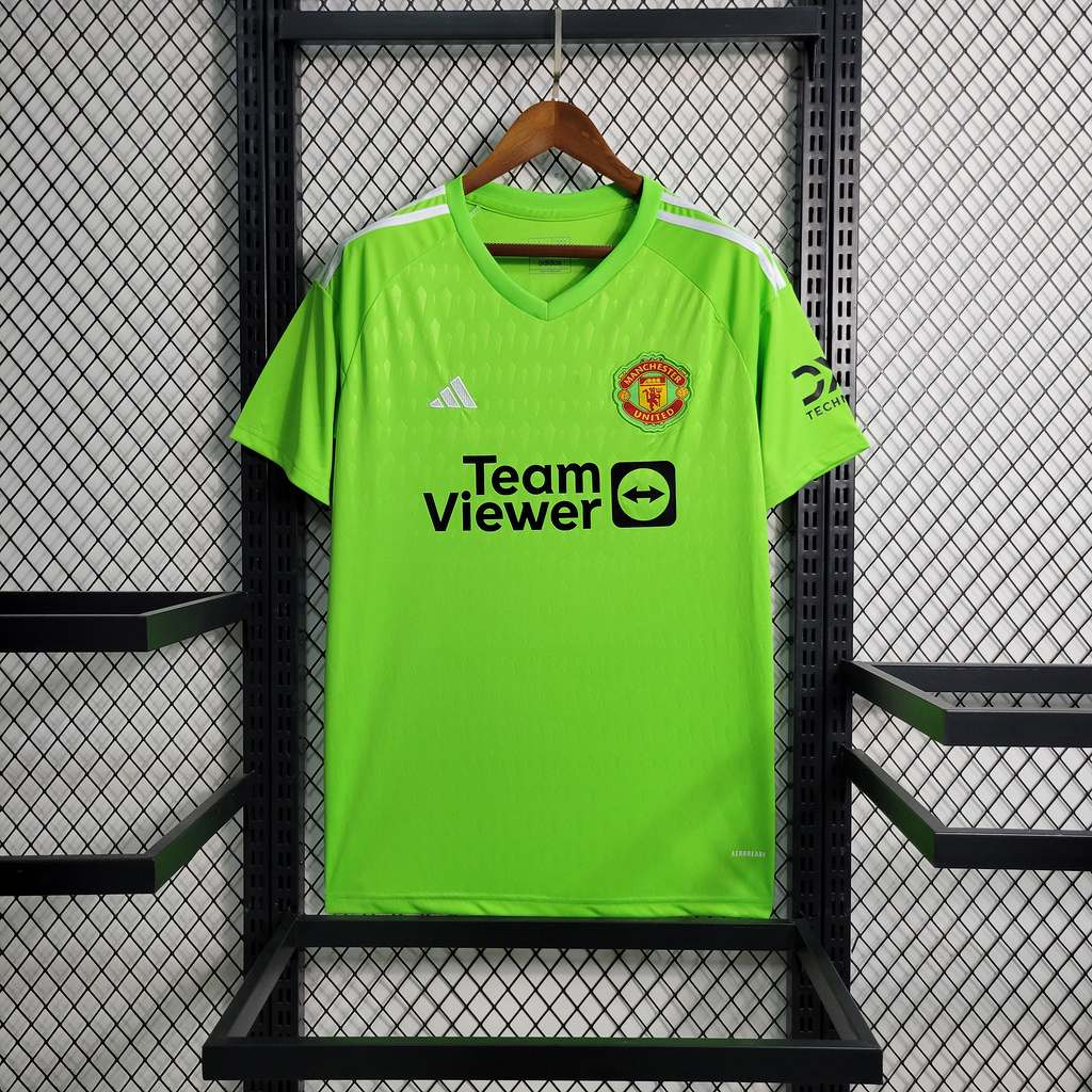 Manchester United 23-24 Green Goalkeeper Jersey - Fans Version - Unitedfutballjersey