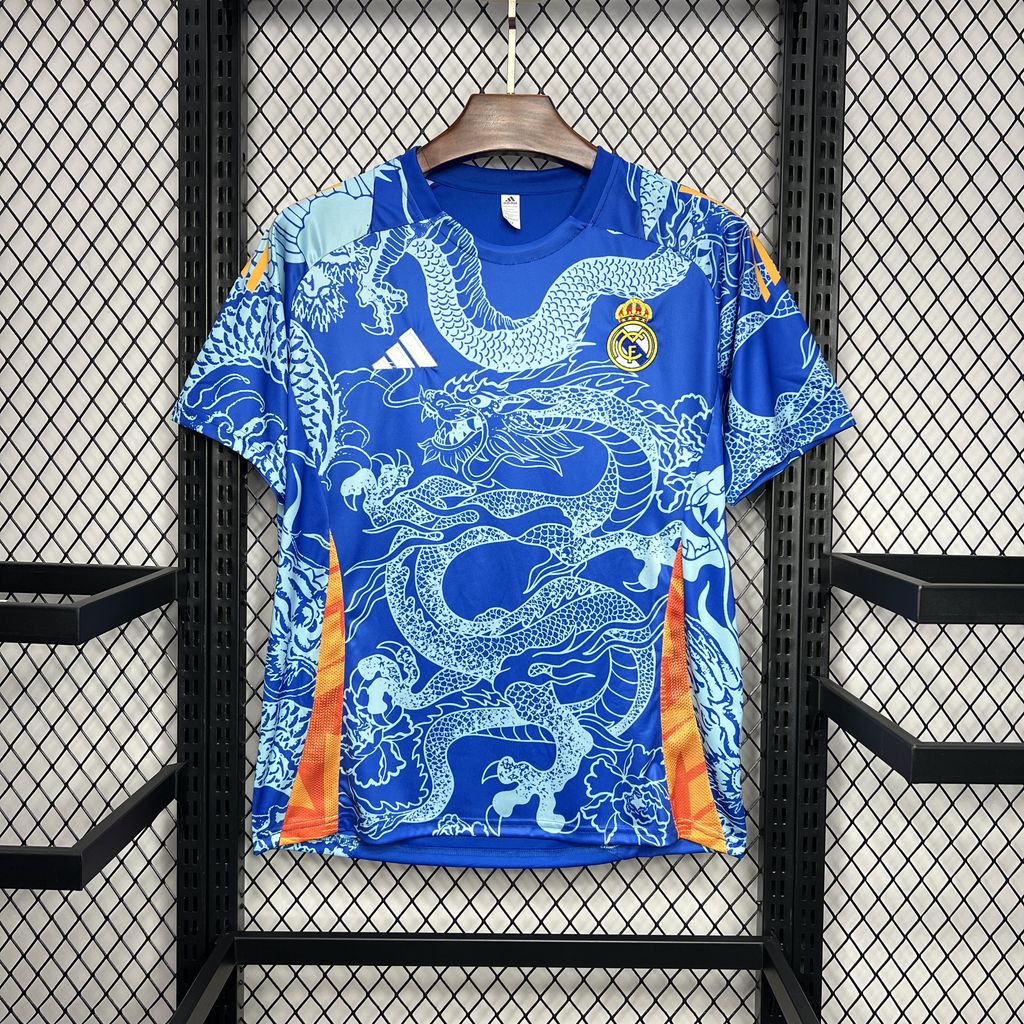 Real Madrid 24-25 Blue Dragon Special Edition Jersey - Fans Version - Unitedfutballjersey