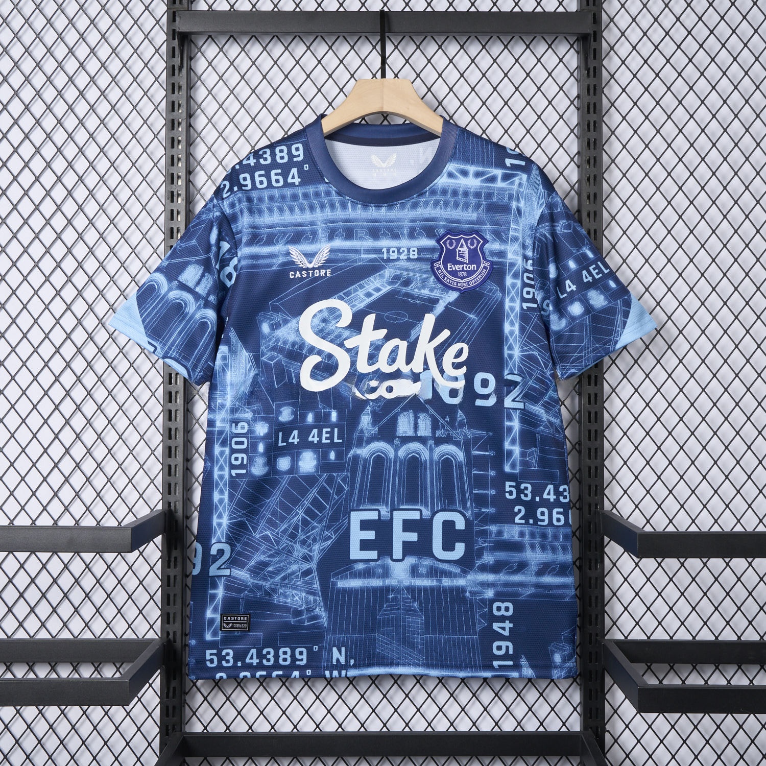 Everton 24-25 Pre-Match Farewell Jersey - Fans Version - Unitedfutballjersey