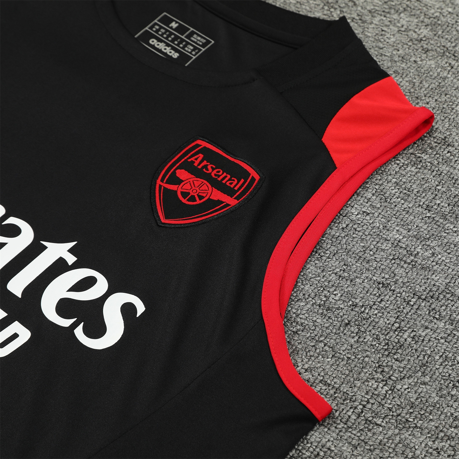 Arsenal 24-25 Vest Training Set - Black - Unitedfutballjersey