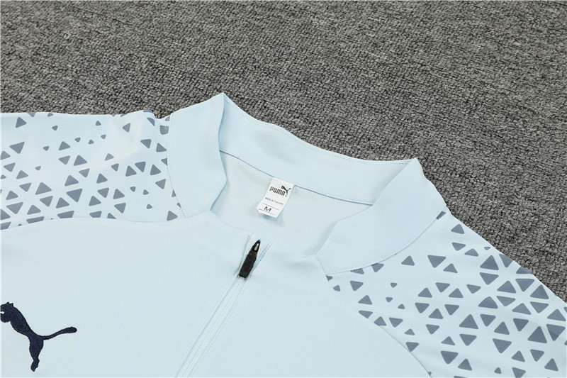 Marseille 23-24 Long Sleeve Training Set -Light Grey - Unitedfutballjersey