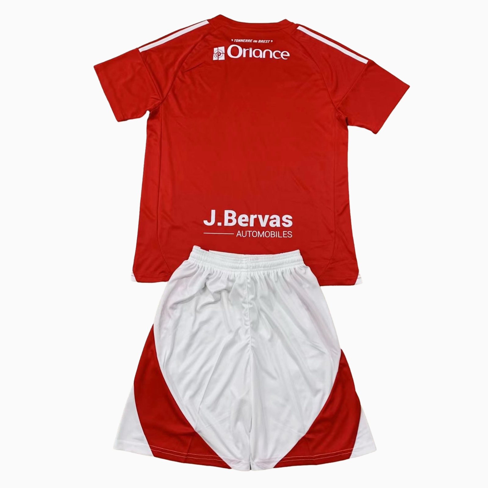 Stade Brestois 24-25 Home Men's Adult Jersey Set - Fans Version - Unitedfutballjersey