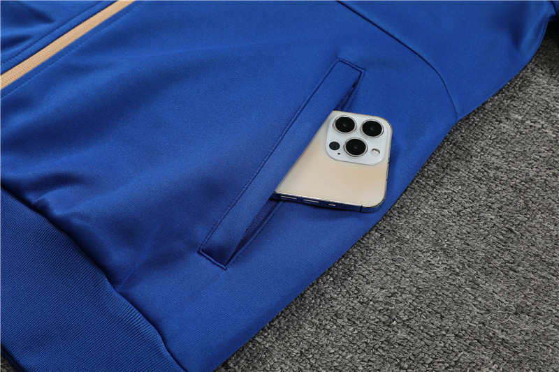 Che 23-24 Jacket Training Tracksuit - Blue - Unitedfutballjersey