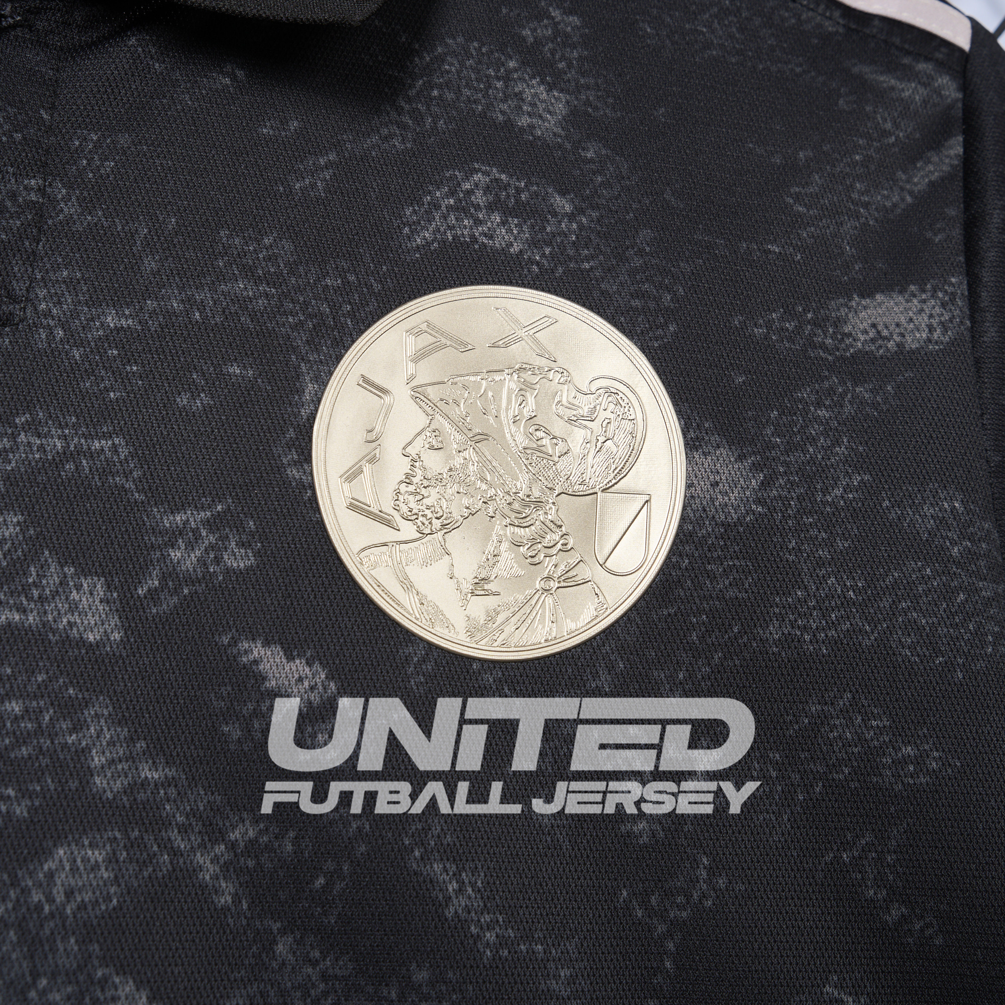 Ajax 24-25 Stone Island Co-brand Jersey - Fans Version - Unitedfutballjersey