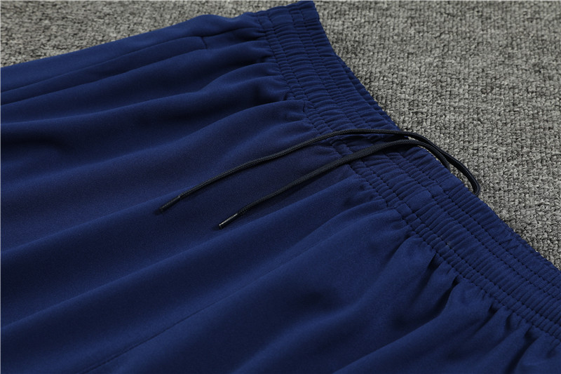 Marseille 23-24 Kids Long Sleeve Training Set Royal Rlue - Unitedfutballjersey