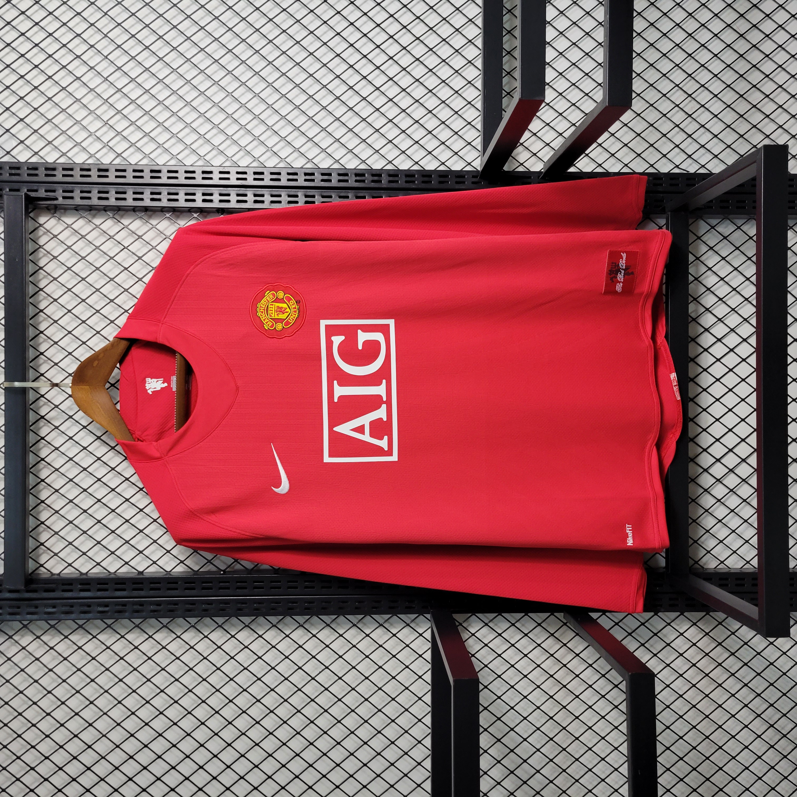 Retro Manchester United 07-08 Home Long Sleeve Jersey - Unitedfutballjersey