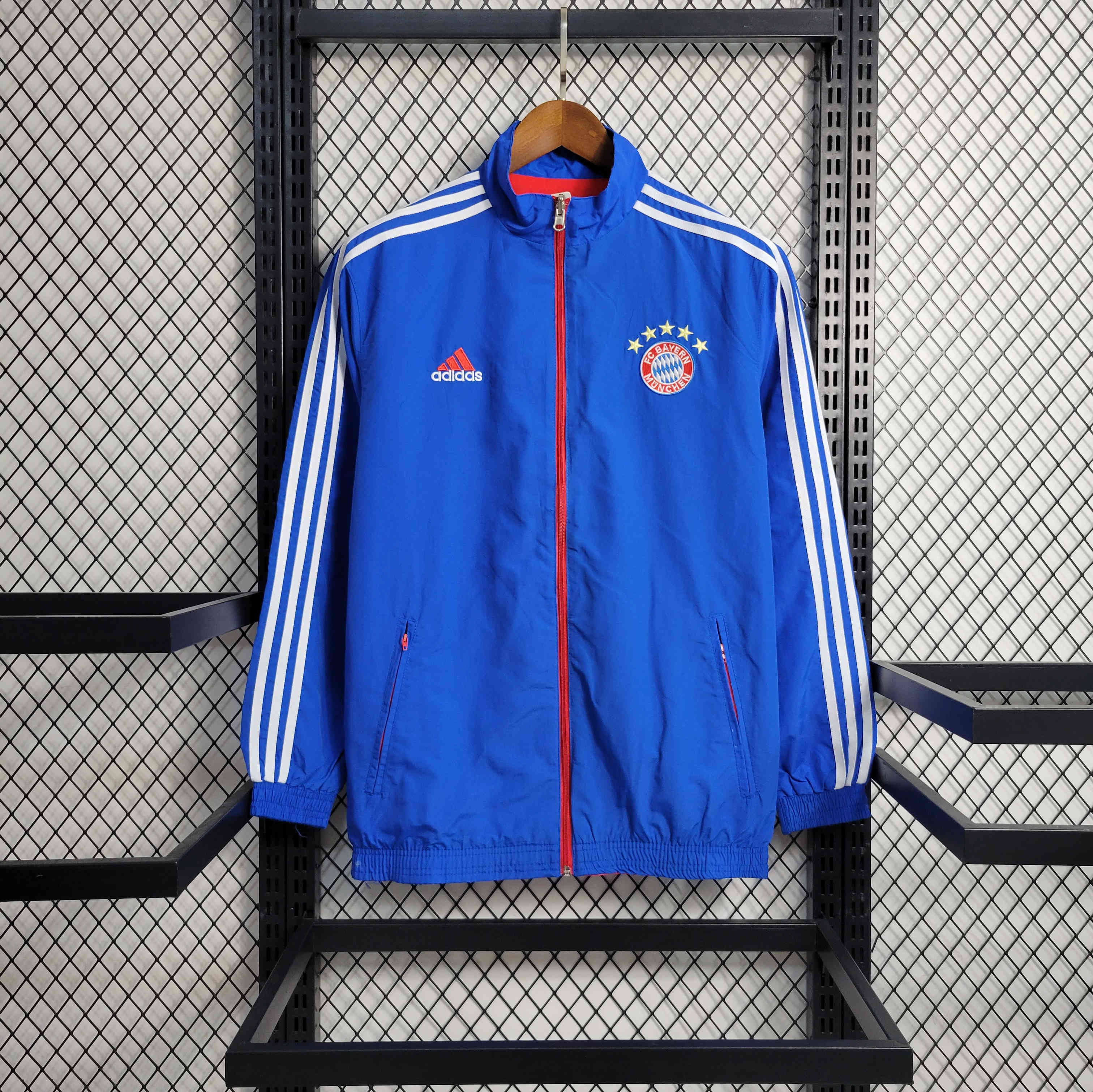 Bayern Munich 23-24 Blue Reversible Windbreaker - Unitedfutballjersey