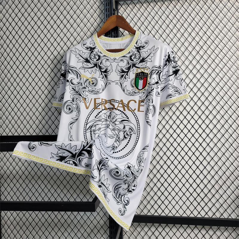 Italy X Versace Special Edition Jersey 23/24 Football Kit - Unitedfutballjersey