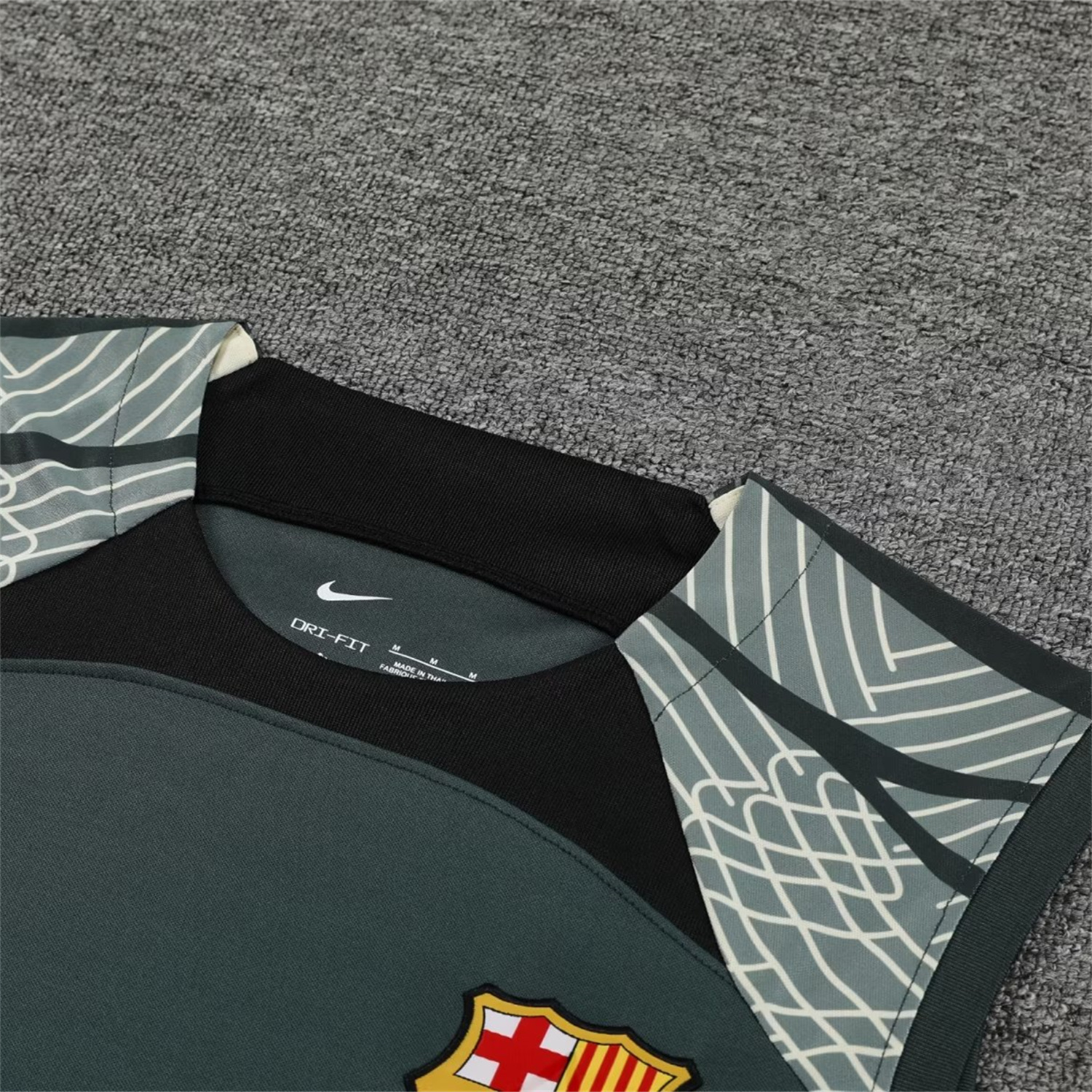 B.A.R.S.A 23-24 Dark Green Player Training Vest Set - Unitedfutballjersey