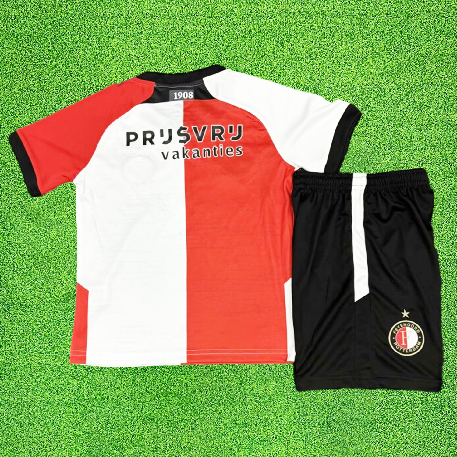 Feyenoord 24-25 Home Kids Kit - Unitedfutballjersey