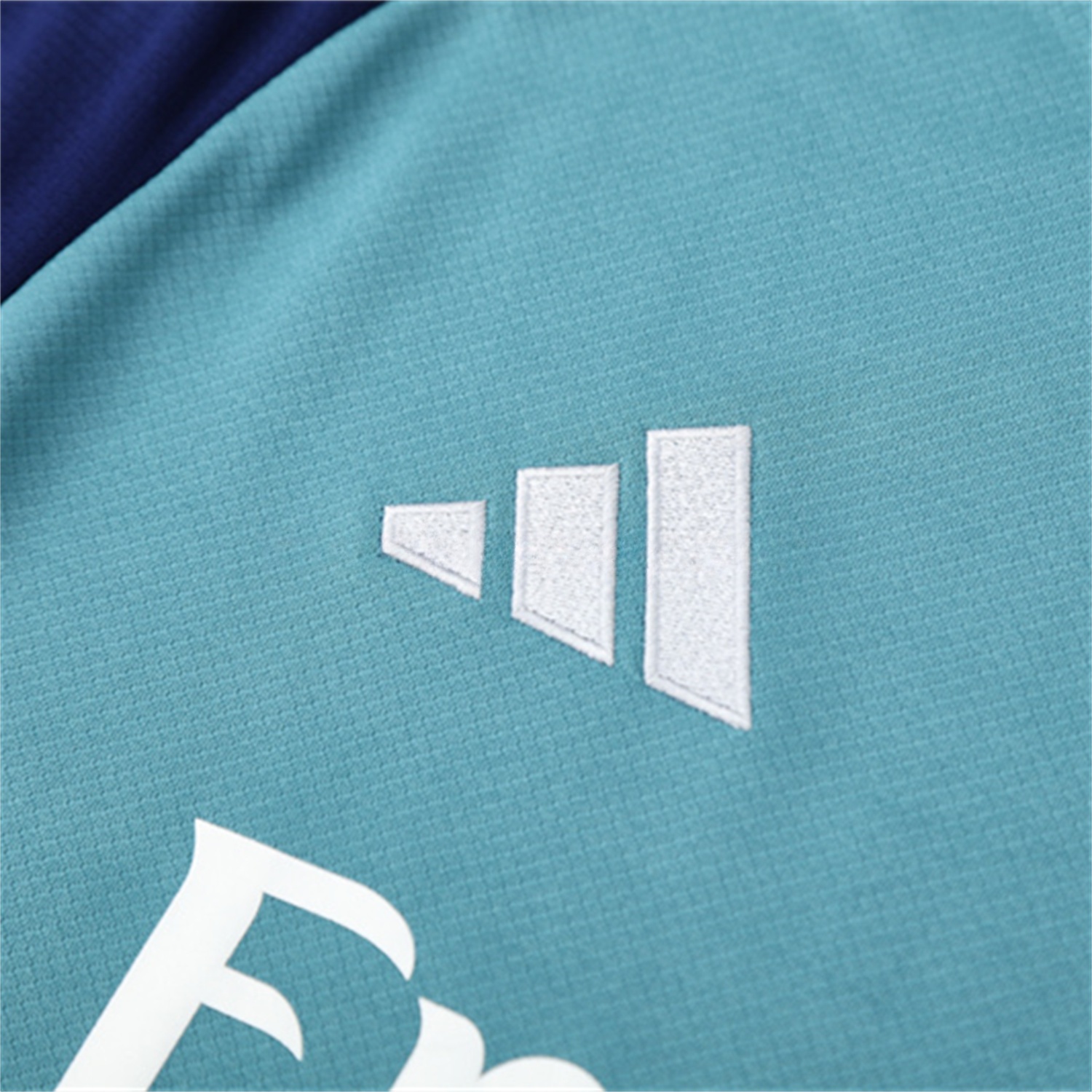 Arsenal 25-26 Kids Short-Sleeve Training Set - Green Top and Deep Blue Shorts - Unitedfutballjersey