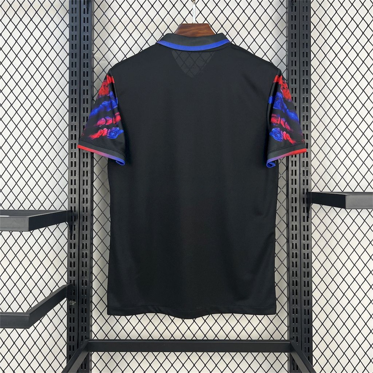 Barcelona 25-26 Red & Blue Palm Black Jersey - Fans Version - Unitedfutballjersey