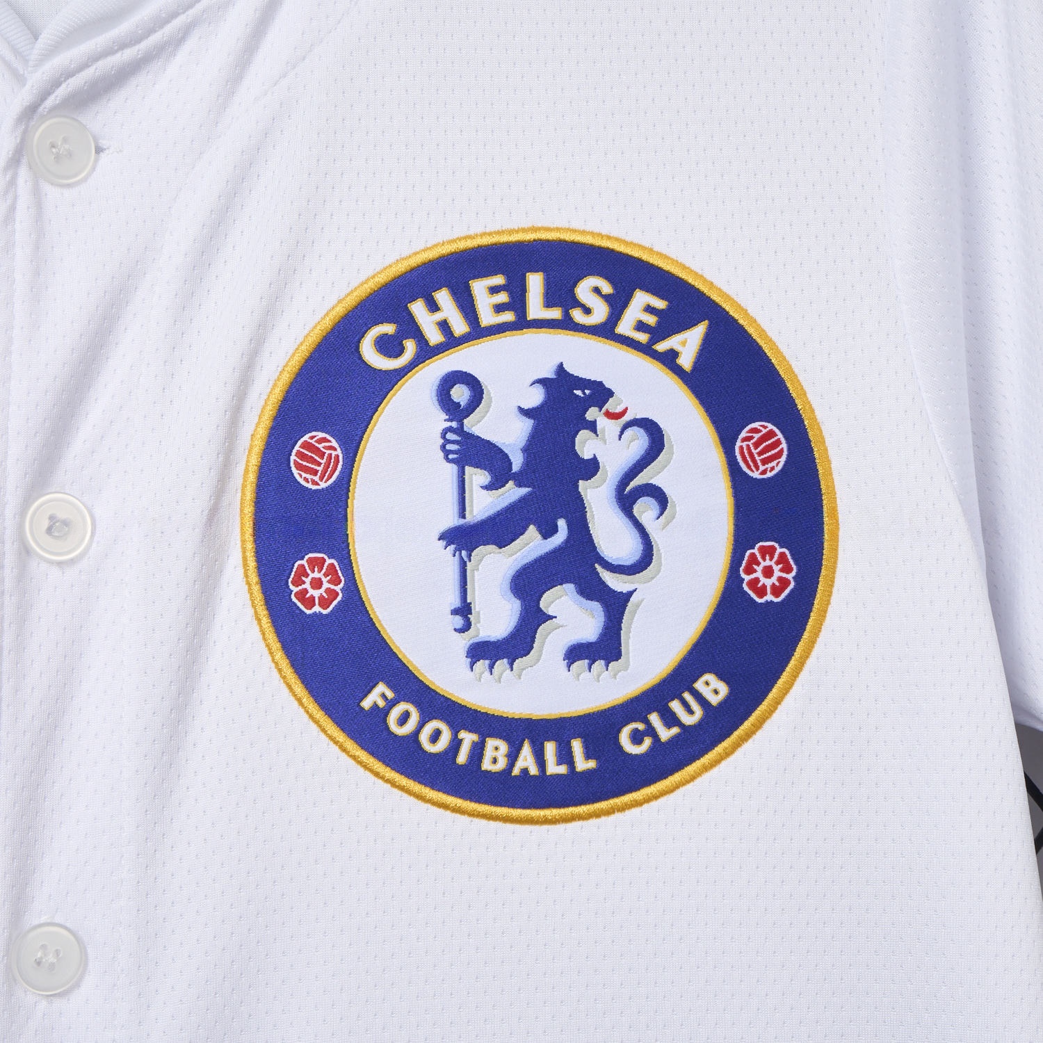 C.H.E.L.S.E.A 25-26 White Limited Baseball Jersey - Unitedfutballjersey