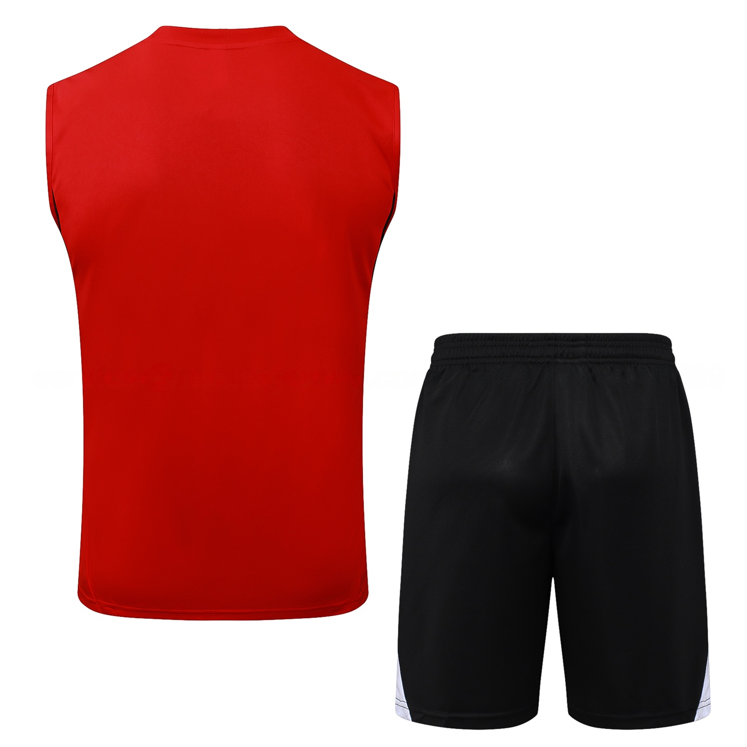 Liver.pool 25-26 Vest Training Set - Red Vest & Black Shorts - Unitedfutballjersey