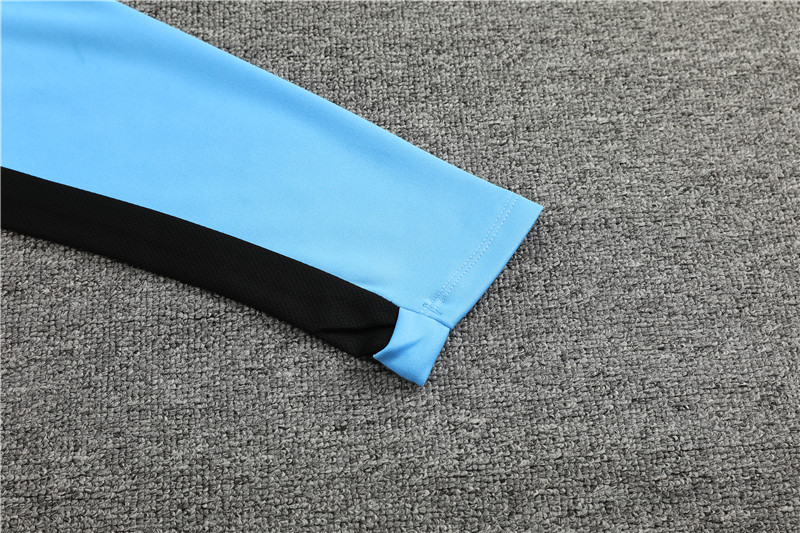 Paris Saint-Germain PSG 23-24 Kids Long Sleeve Training Set Light Blue - Unitedfutballjersey