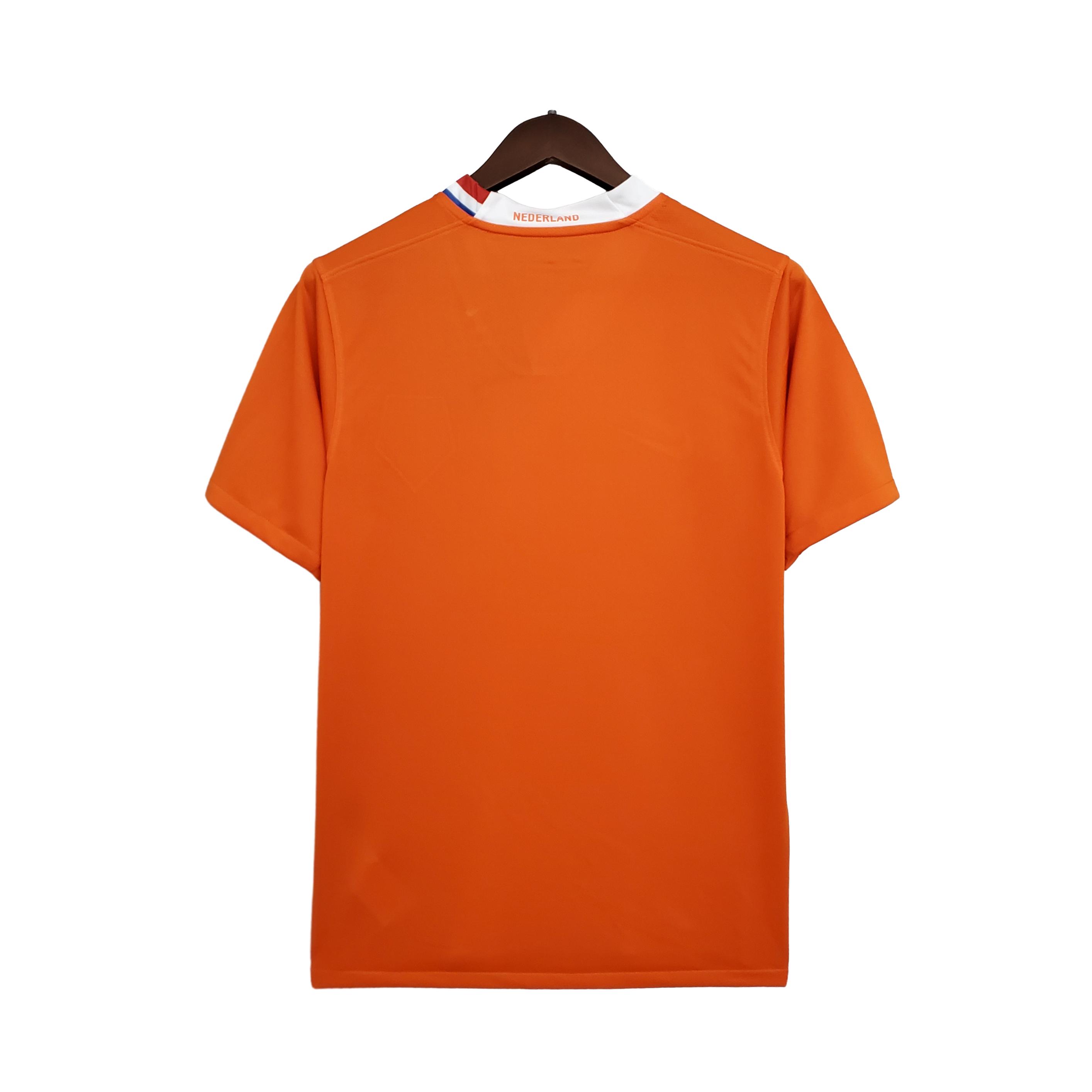 Retro Netherlands 2008 Home Stadium Jersey - Unitedfutballjersey