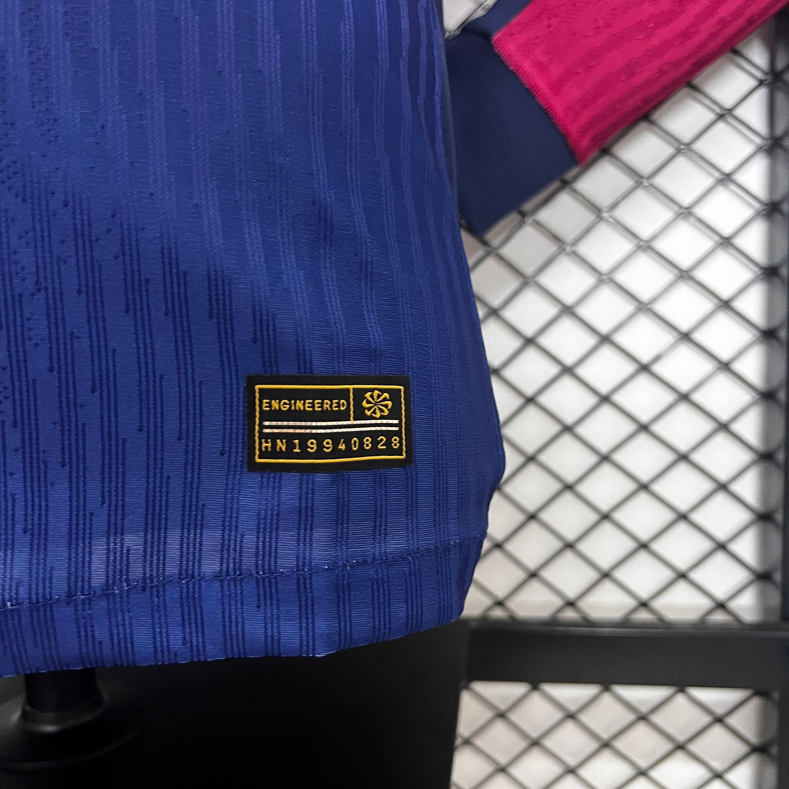 Barcelona 24-25 Home Long Sleeve Jersey with Big Logo - Player Version - Unitedfutballjersey