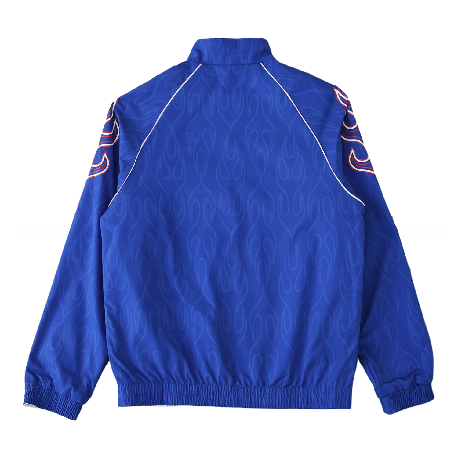 Retro Japan 1998 Throwback Double Sided Reversible Windbreaker - White & Blue - Unitedfutballjersey