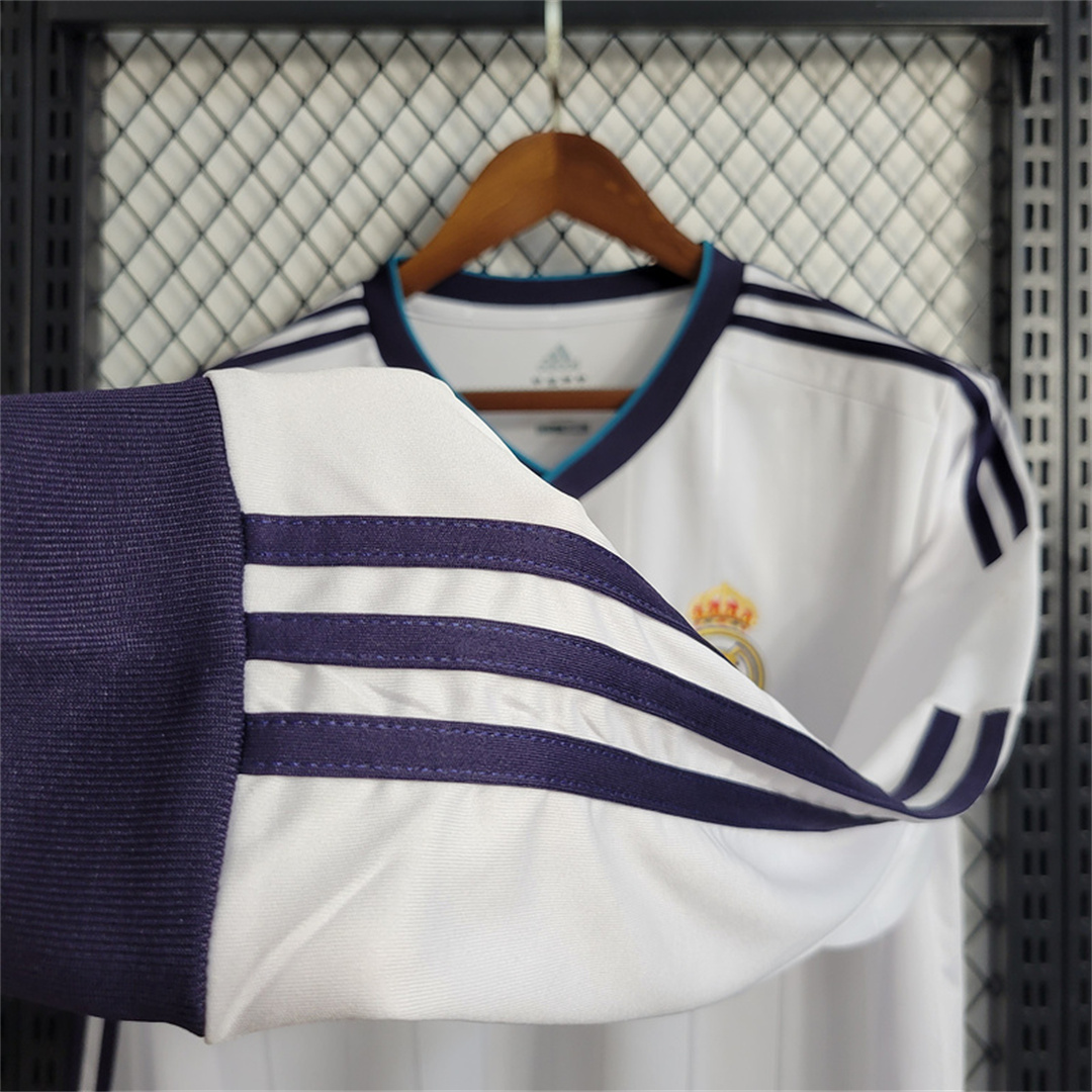 Real Madrid Retro 12-13 Home Long Sleeve Jersey - Unitedfutballjersey