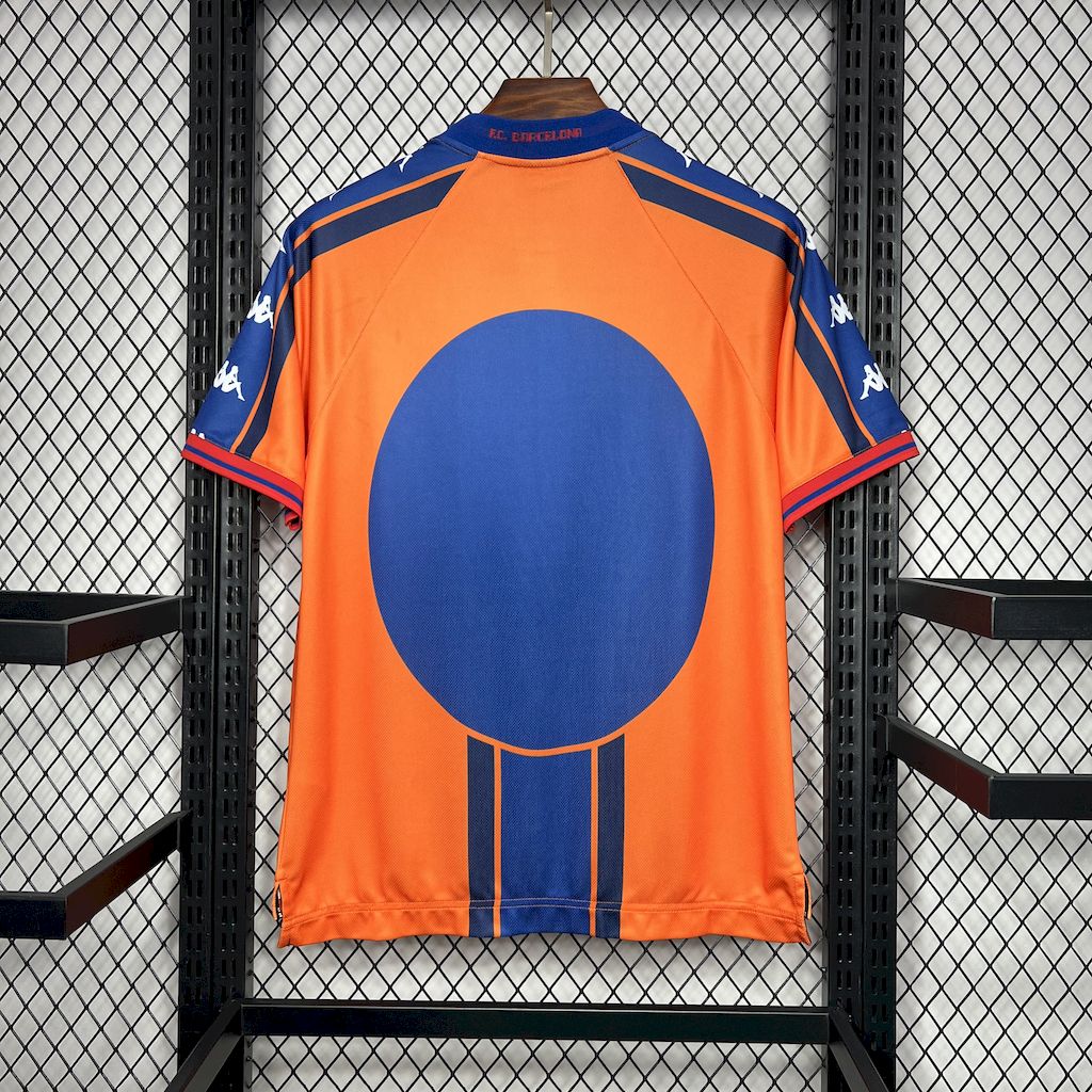 Retro Barcelona 1997-98 Away Jersey - Unitedfutballjersey
