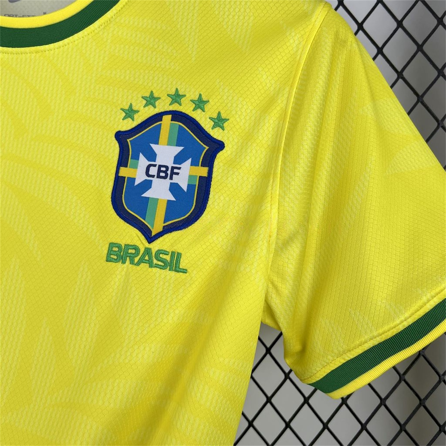 Brazil 25-26 Green Dove Yellow Jersey - Fans Version - Unitedfutballjersey