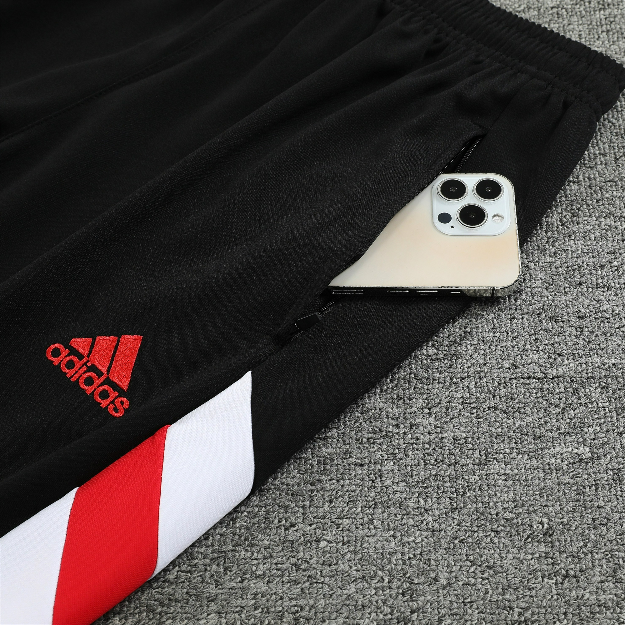 Manchester United 23-24 Long Sleeve Training Set Red - Unitedfutballjersey