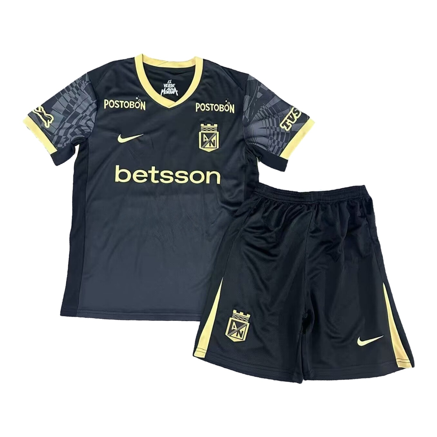 Atlético Nacional 25-26 Away Kids Kit - Unitedfutballjersey