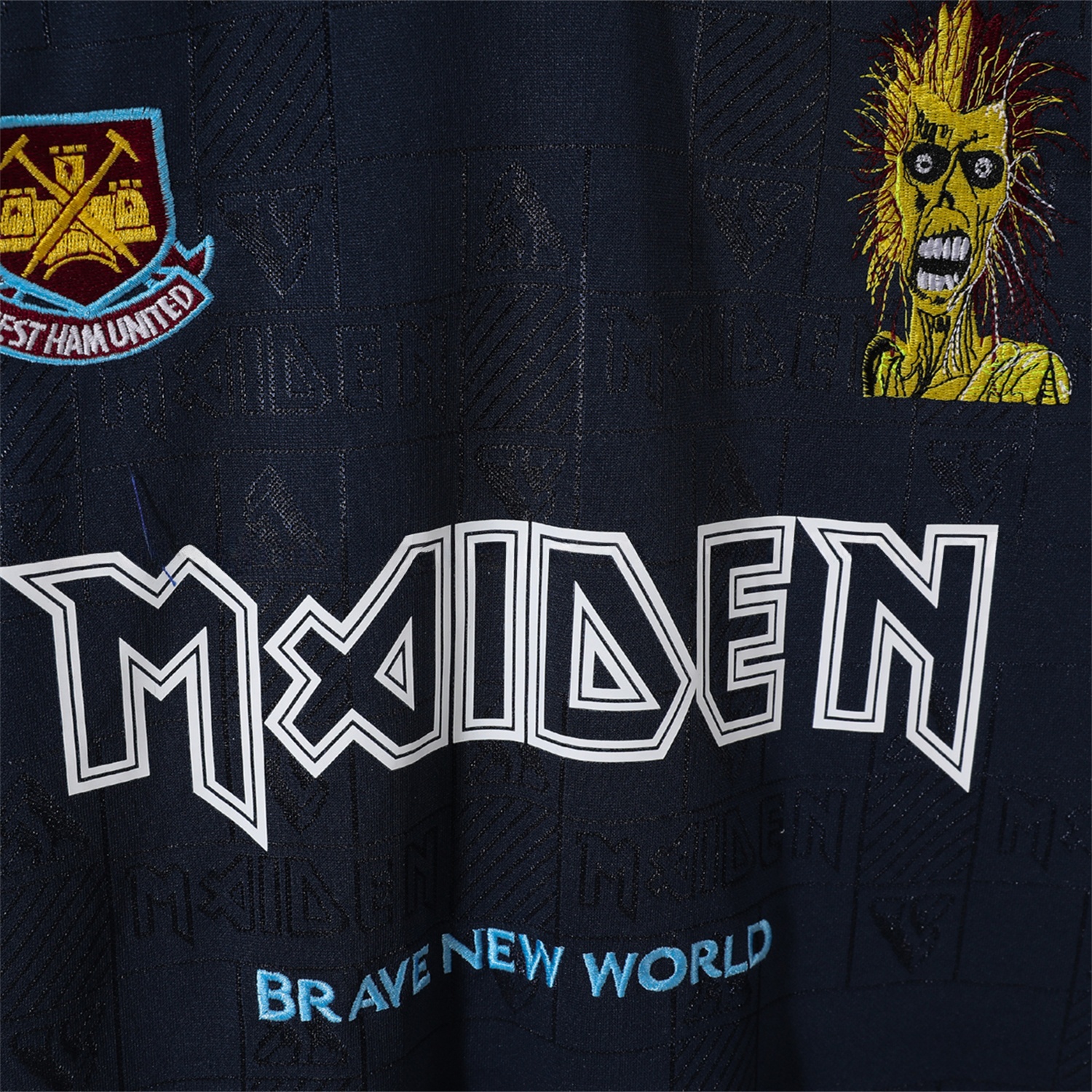 Retro West Ham United 1999 Iron Maiden Home Jersey - Unitedfutballjersey