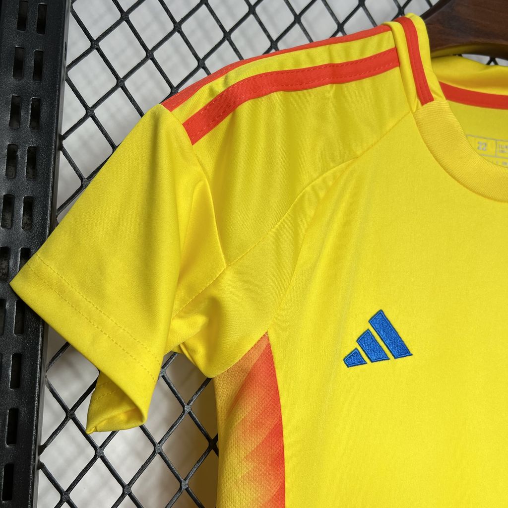 Colombia 2024 Home Stadium Kids Kit - Unitedfutballjersey