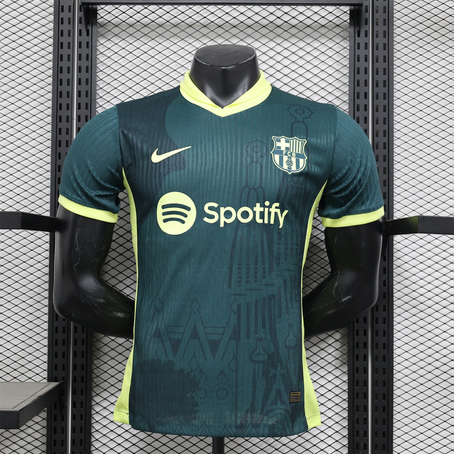 Barcelona 25-26 Green & Yellow Special Edition Jersey - Player Version - Unitedfutballjersey