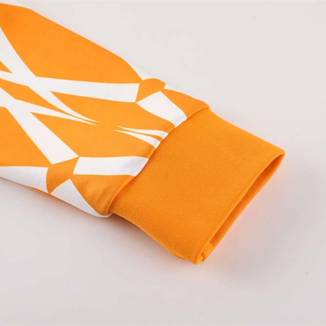 Cote d'Ivoire 23-24 Jacket Training Tracksuit - Orange & Black - Unitedfutballjersey