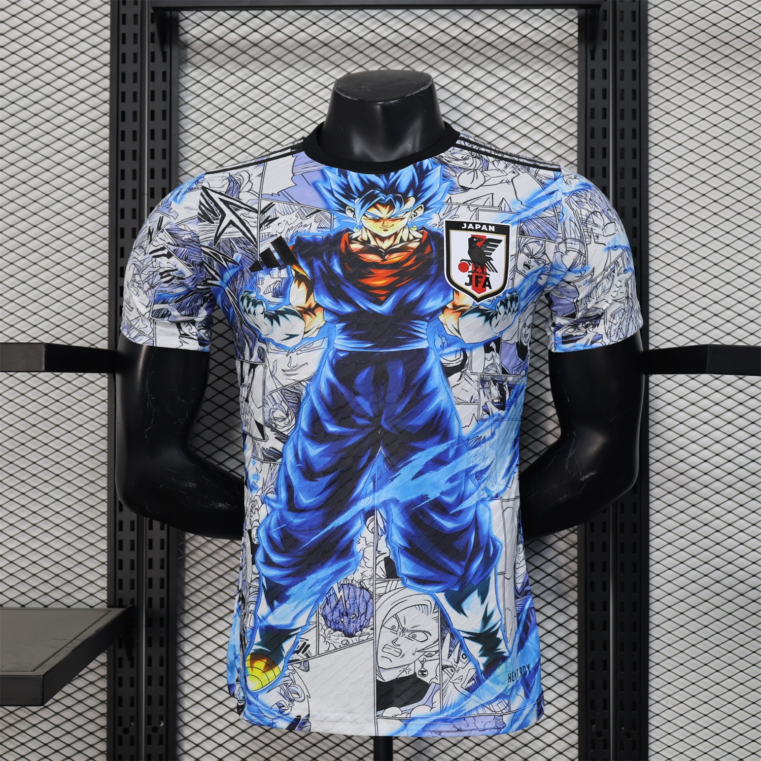Japan 25-26 Blue Super Saiyan God Special Edition Jersey - Player Version - Unitedfutballjersey